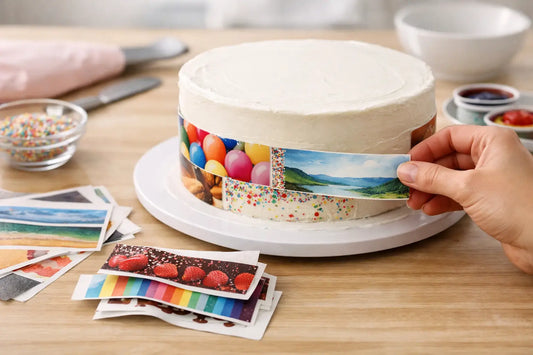 Edible Cake Image Strips Made Easy
