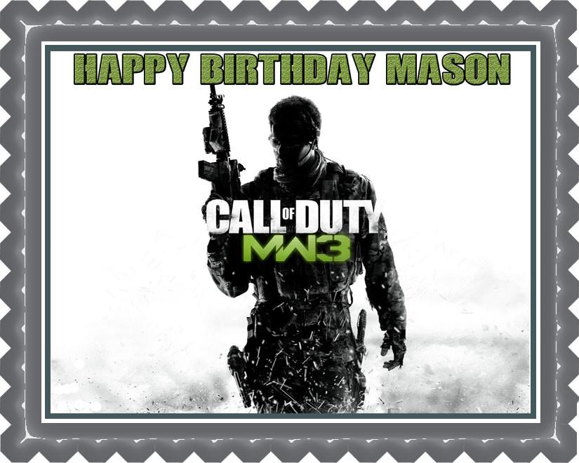 Call Of Duty Cake Topper – A Greatly Alluring Cake Topper Idea