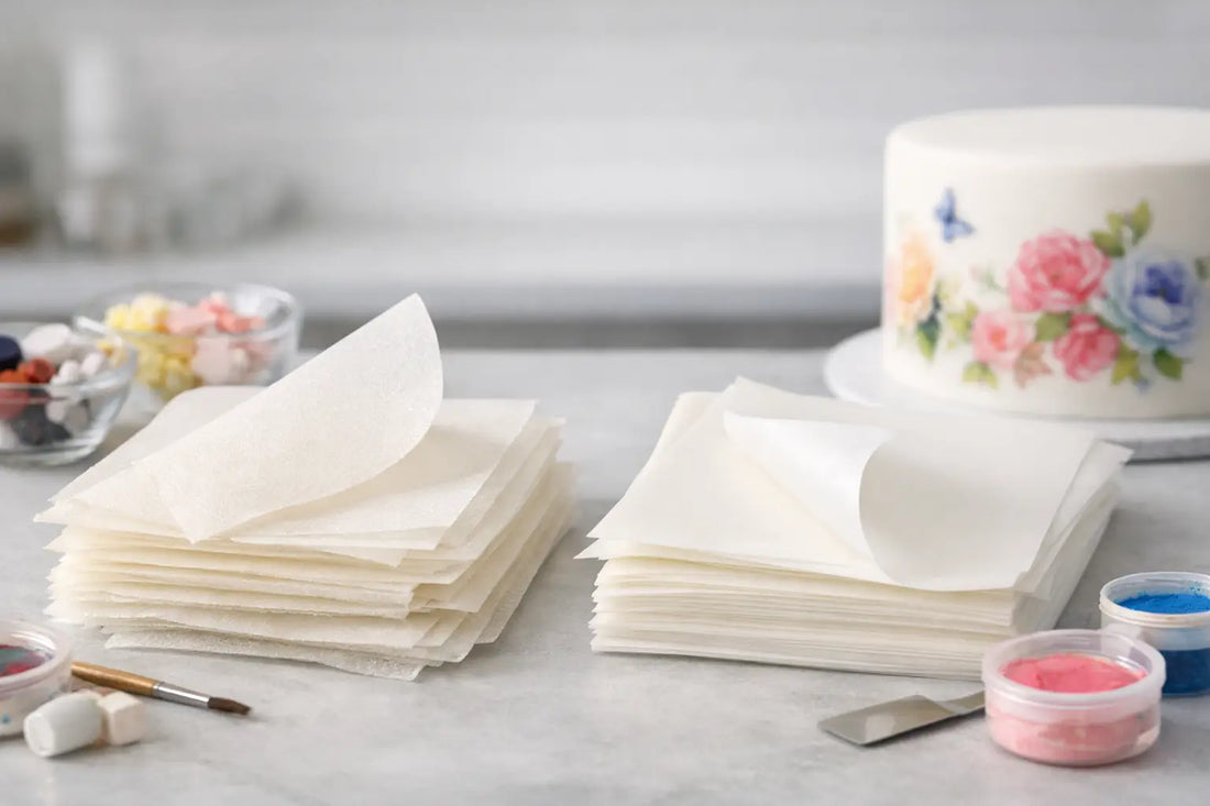 Wafer Paper Versus Frosting Sheets for Cakes
