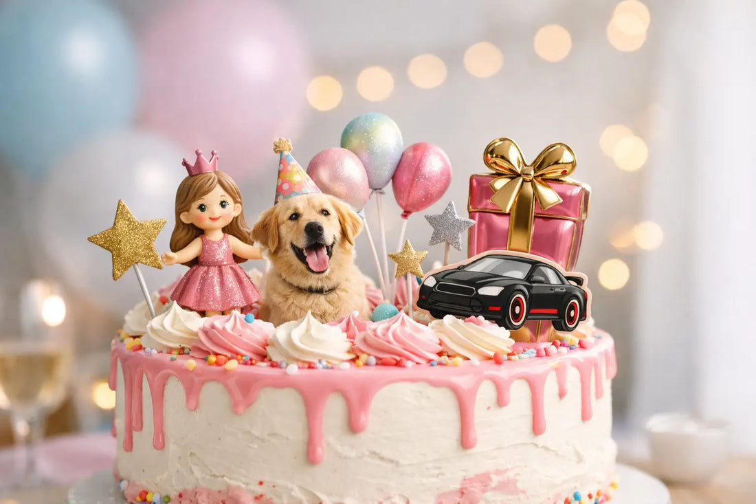 Personalized Birthday Cake Toppers That Pop