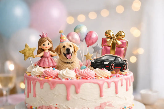 Personalized Birthday Cake Toppers That Pop