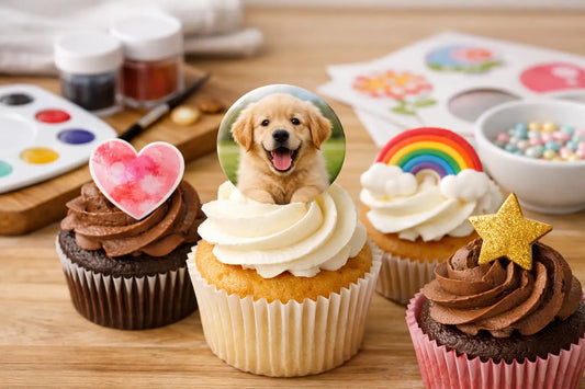 Custom Cupcake Toppers Edible and Easy