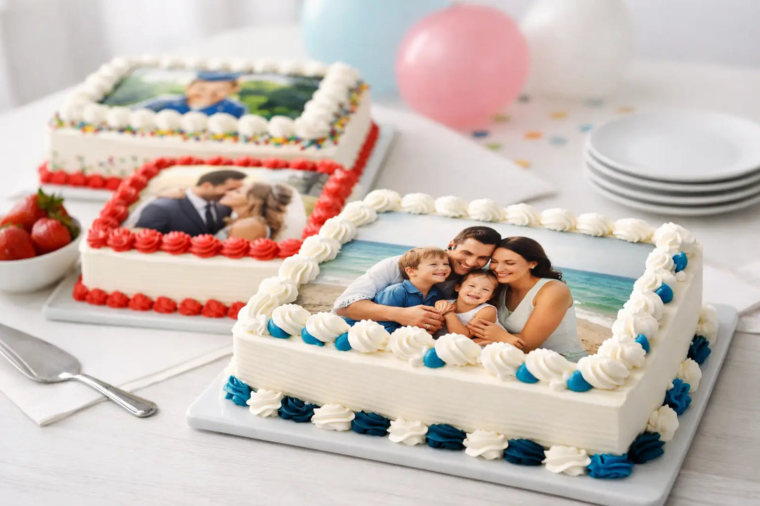 12 Custom Photo Sheet Cake Ideas to Celebrate