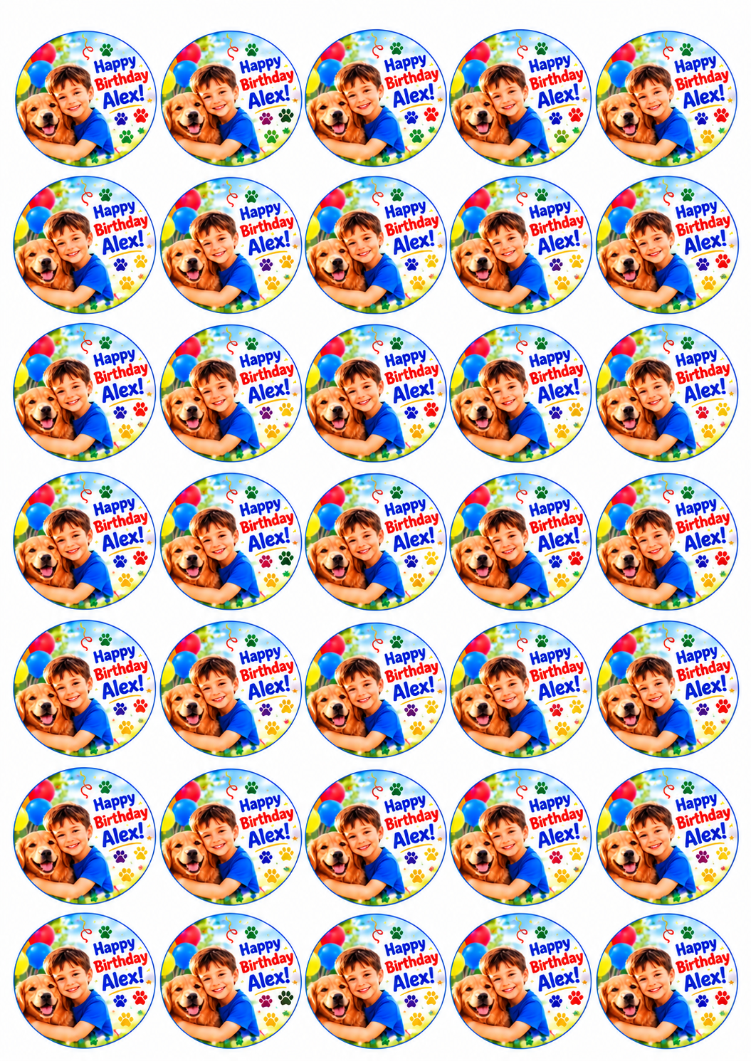 Custom Edible Cake or Cupcake Topper with own picture: Create Your Special Event with Custom Edible Image Toppers - Upload Photos for Unique, Stylish Designs on Rectangular, Round Cakes or Cupcake