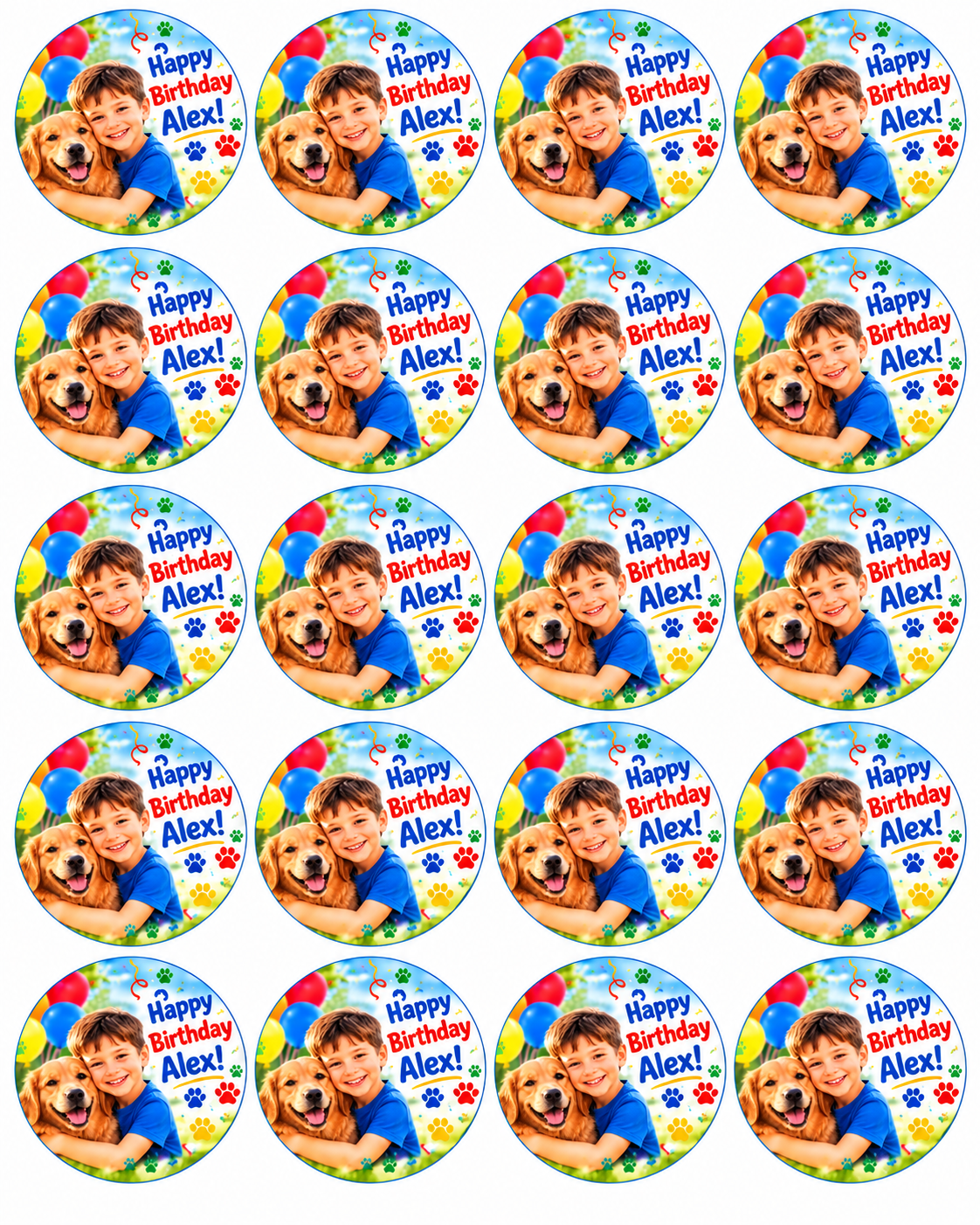 Custom Edible Cake or Cupcake Topper with own picture: Create Your Special Event with Custom Edible Image Toppers - Upload Photos for Unique, Stylish Designs on Rectangular, Round Cakes or Cupcake