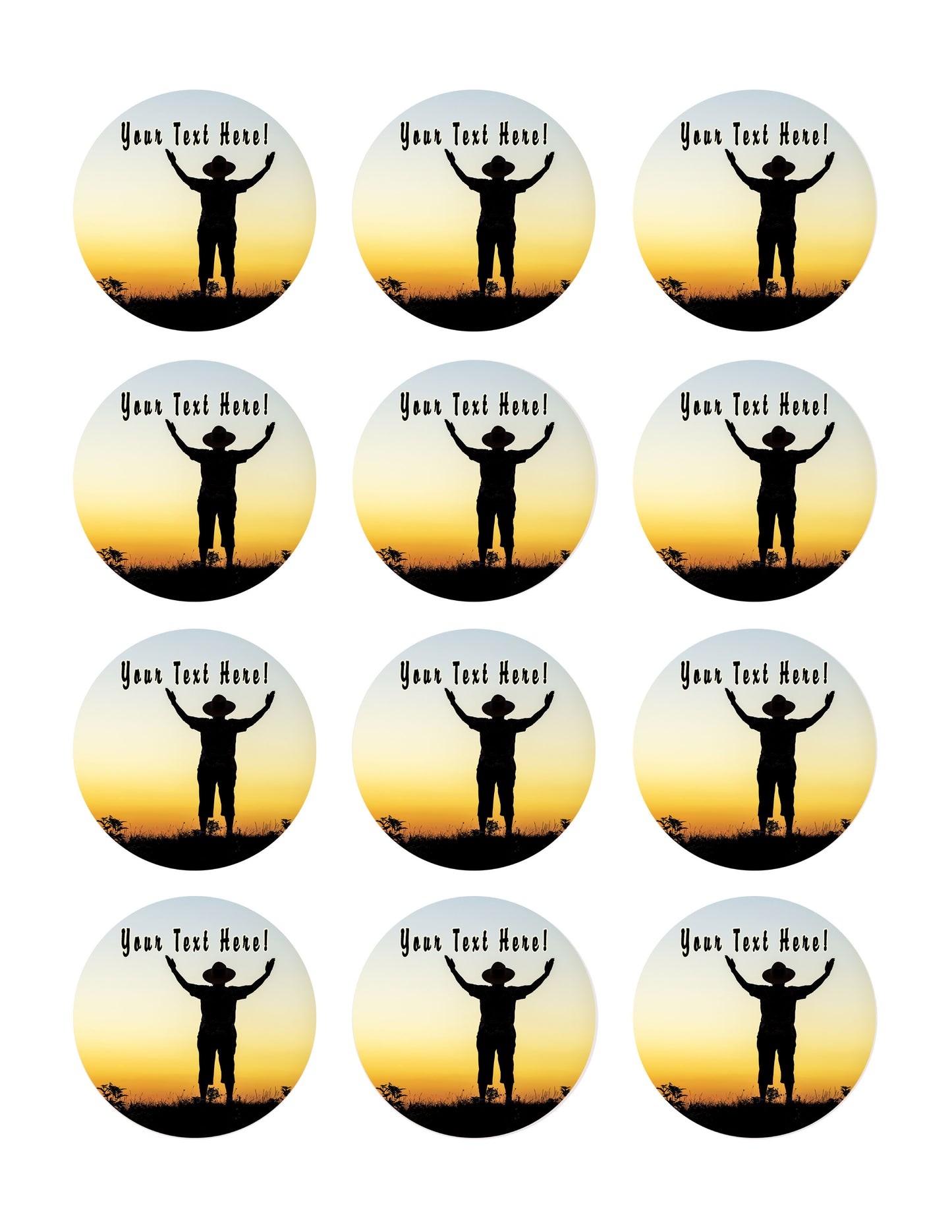 Happy Retirement (Nr3) - Edible Cake Topper, Cupcake Toppers, Strips