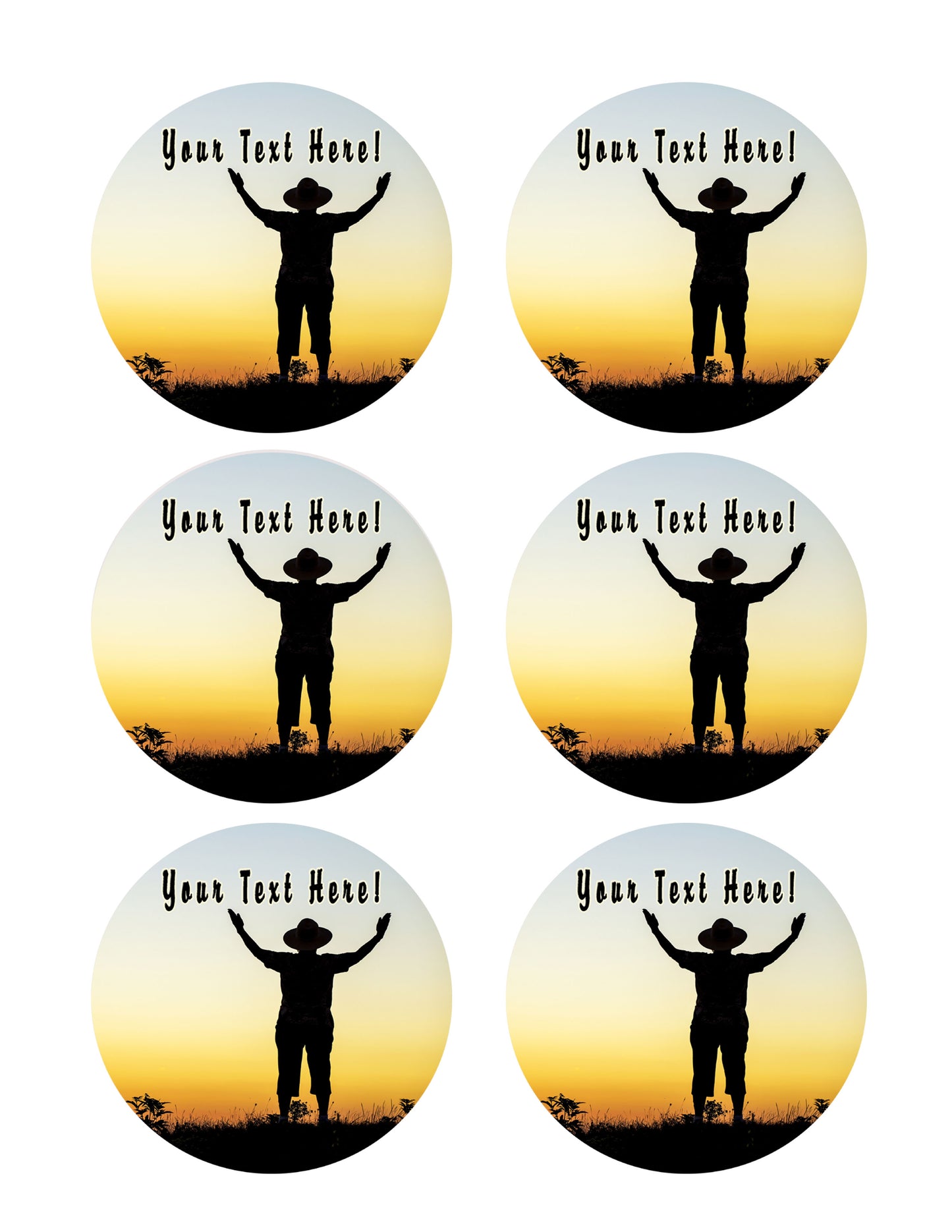 Happy Retirement (Nr3) - Edible Cake Topper, Cupcake Toppers, Strips