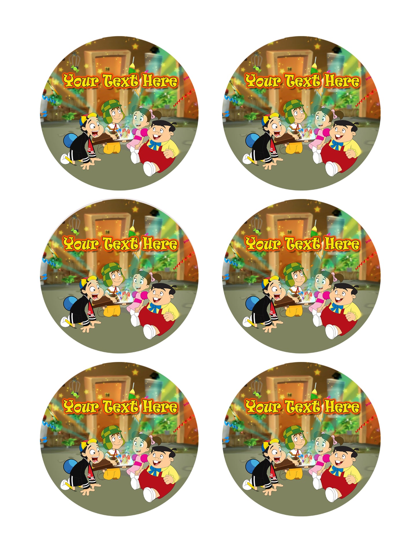 El Chavo (Nr2) - Edible Cake Topper, Cupcake Toppers, Strips