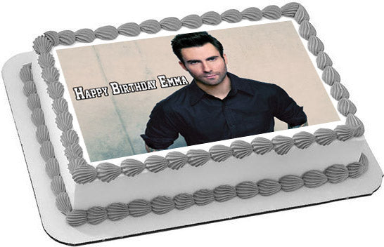 Adam Levine - Edible Cake Topper, Cupcake Toppers, Strips