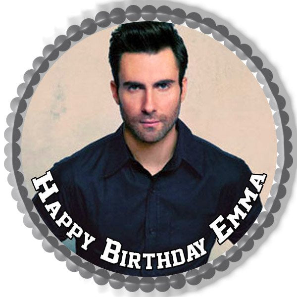 Adam Levine - Edible Cake Topper, Cupcake Toppers, Strips