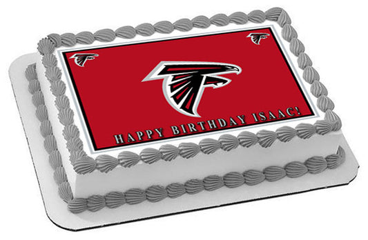 ATLANTA FALCONS - Edible Cake Topper, Cupcake Toppers, Strips