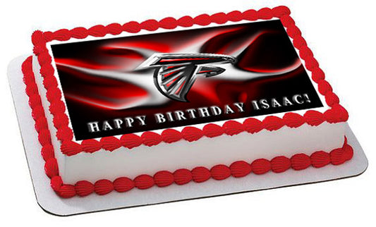 ATLANTA FALCONS (Nr2) - Edible Cake Topper, Cupcake Toppers, Strips