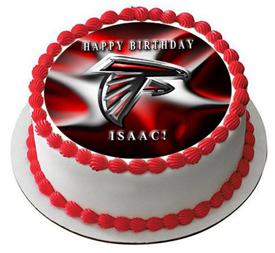 ATLANTA FALCONS (Nr2) - Edible Cake Topper, Cupcake Toppers, Strips