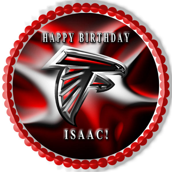 ATLANTA FALCONS (Nr2) - Edible Cake Topper, Cupcake Toppers, Strips