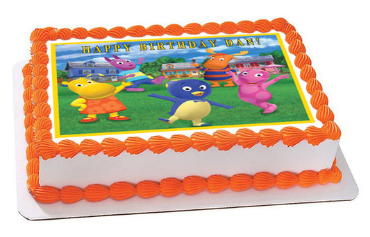 Backyardigans - Edible Cake Topper, Cupcake Toppers, Strips