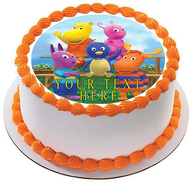 Backyardigans - Edible Cake Topper, Cupcake Toppers, Strips