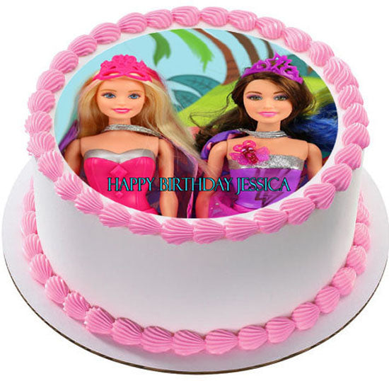 Barbie Princess Power - Edible Cake Topper, Cupcake Toppers, Strips