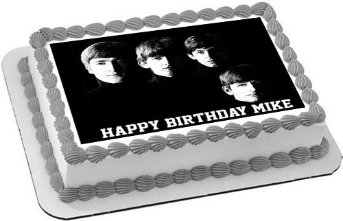 Beatles - Edible Cake Topper, Cupcake Toppers, Strips