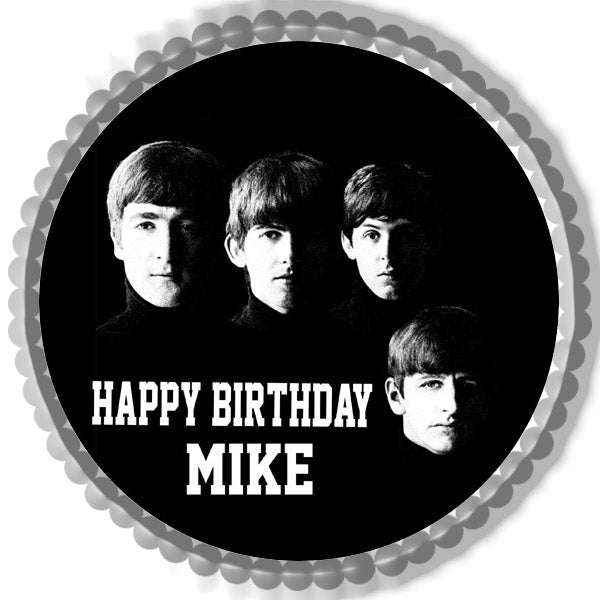 Beatles - Edible Cake Topper, Cupcake Toppers, Strips