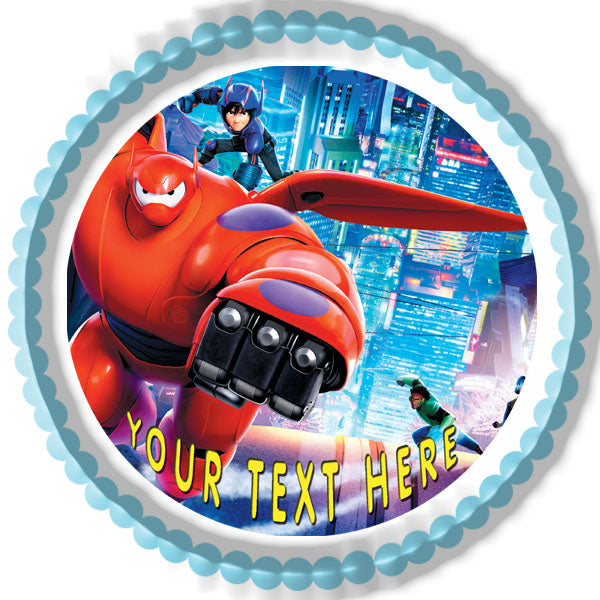 BIG HERO 6 (Nr1) - Edible Cake Topper, Cupcake Toppers, Strips