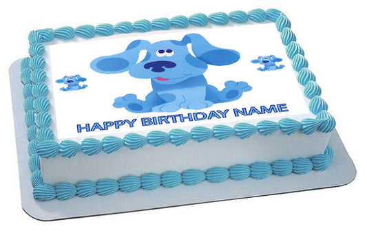 BLUE'S CLUES - Edible Cake Topper, Cupcake Toppers, Strips