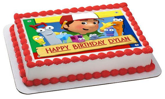 Handy Manny Edible Birthday Cake Topper OR Cupcake Topper, Decor - Edible Prints On Cake (Edible Cake &Cupcake Topper)