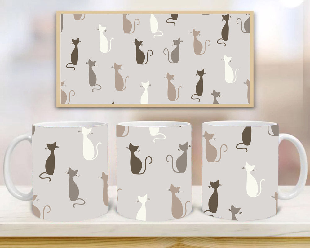 Cats (Nr2) Mug, Birthday Gift, Custom Mug Gift for Mom, Anniversary Gift for Her/Him, Valentine's day gifts