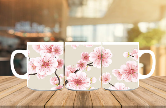 Cherry Blossom Mug, Birthday Gift, Custom Mug Gift for Mom, Anniversary Gift for Her/Him, Valentine's day gifts