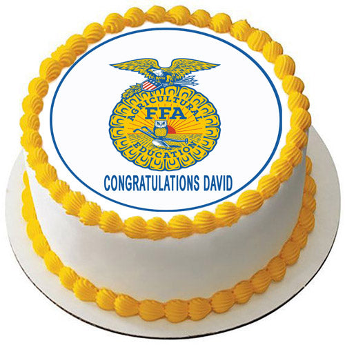 FFA (Nr2) - Edible Cake Topper, Cupcake Toppers, Strips