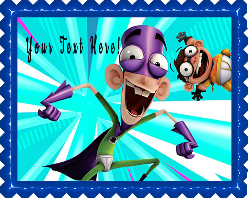 Fanboy and Chum Chum (Nr2) - Edible Cake Topper, Cupcake Toppers, Strips