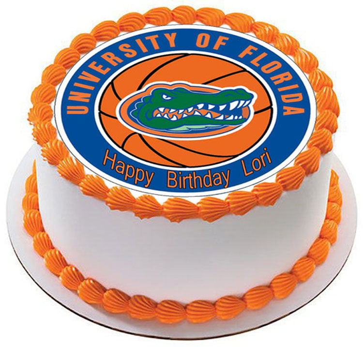 Florida Gators - Edible Cake Topper, Cupcake Toppers, Strips