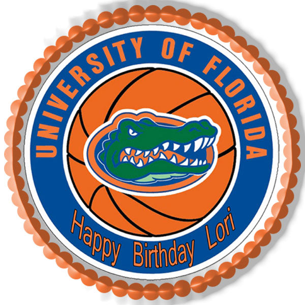 Florida Gators - Edible Cake Topper, Cupcake Toppers, Strips