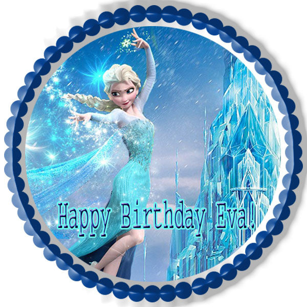 Frozen Elsa - Edible Cake Topper OR Cupcake Topper, Decor