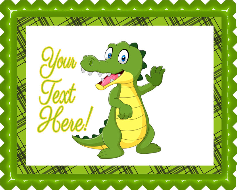 Funny Dragon - Edible Cake Topper, Cupcake Toppers, Strips