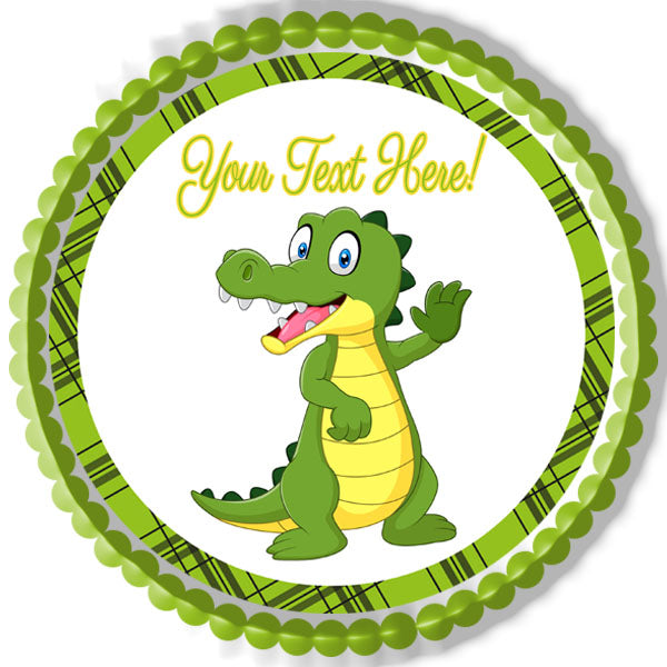 Funny Dragon - Edible Cake Topper, Cupcake Toppers, Strips