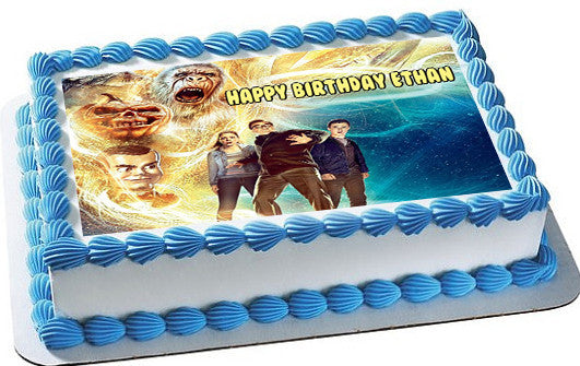 Goosebumps Edible Birthday Cake Topper OR Cupcake Topper, Decor - Edible Prints On Cake (Edible Cake &Cupcake Topper)