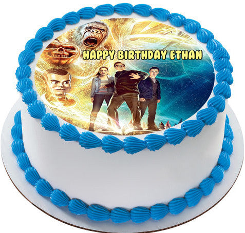 Goosebumps Edible Birthday Cake Topper OR Cupcake Topper, Decor - Edible Prints On Cake (Edible Cake &Cupcake Topper)