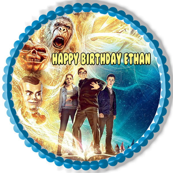 Goosebumps Edible Birthday Cake Topper OR Cupcake Topper, Decor - Edible Prints On Cake (Edible Cake &Cupcake Topper)