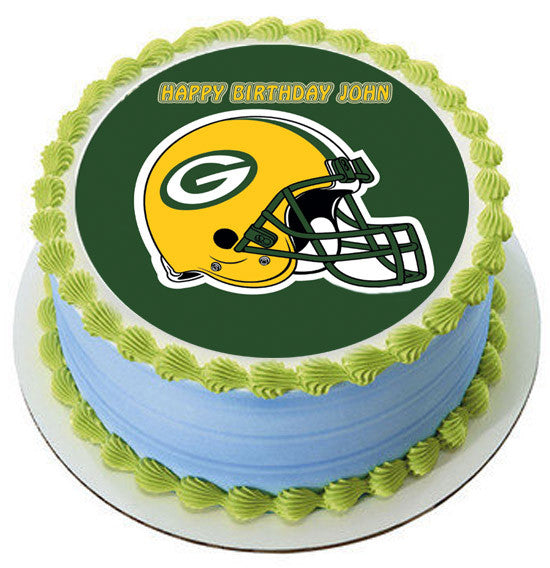 GREEN BAY PACKERS - Edible Cake Topper OR Cupcake Topper, Decor