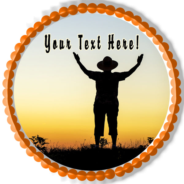 Happy Retirement (Nr3) - Edible Cake Topper, Cupcake Toppers, Strips