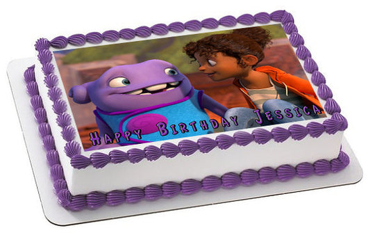 Home (II-2015) Edible Birthday Cake Topper OR Cupcake Topper, Decor - Edible Prints On Cake (Edible Cake &Cupcake Topper)