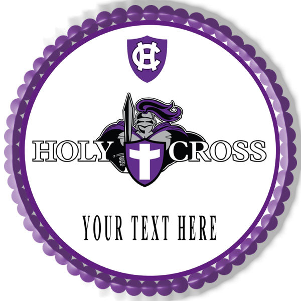 Holy Cross College - Edible Cake Topper OR Cupcake Topper, Decor