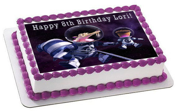 Ice Age 5 Collision Course Edible Birthday Cake Topper OR Cupcake Topper, Decor - Edible Prints On Cake (Edible Cake &Cupcake Topper)