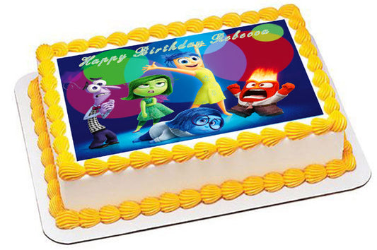 Inside Out Anger - Edible Cake Topper OR Cupcake Topper, Decor