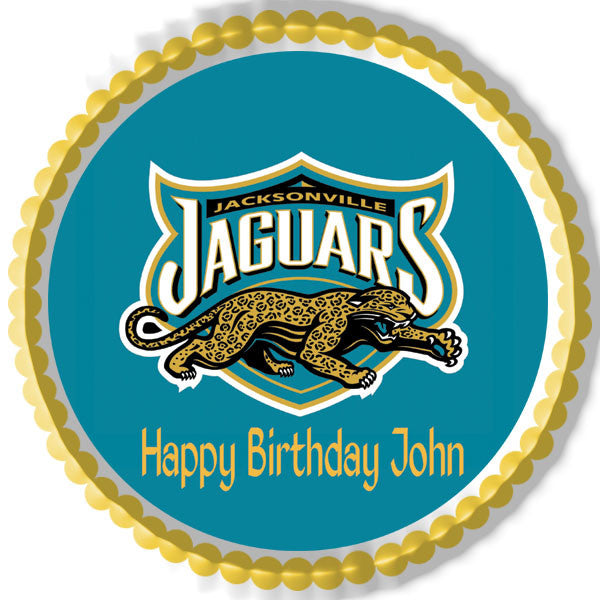 Jacksonville Jaguars - Edible Cake Topper OR Cupcake Topper, Decor