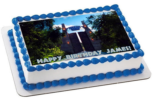 Jurassic World 3 Edible Birthday Cake Topper OR Cupcake Topper, Decor - Edible Prints On Cake (Edible Cake &Cupcake Topper)