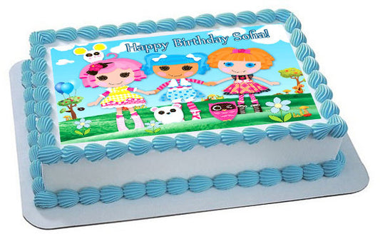 Lalaloopsy - Edible Cake Topper OR Cupcake Topper, Decor