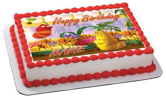 Larva - Edible Cake Topper OR Cupcake Topper, Decor