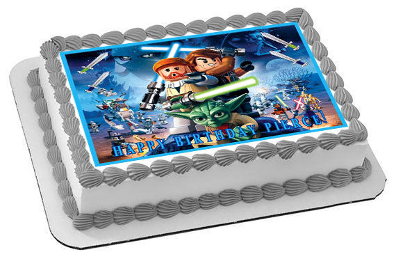 Lego Star Wars - Edible Cake Topper OR Cupcake Topper