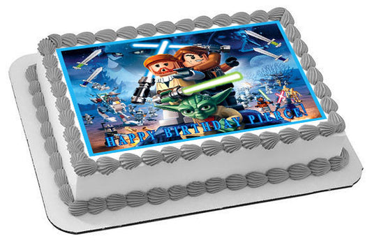 Lego Star Wars - Edible Cake Topper OR Cupcake Topper
